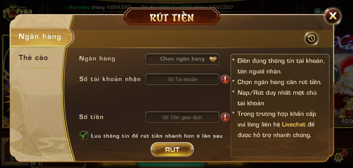 Các bước rút tiền nhanh chóng nhờ đội ngũ phát triển đã cải tiến và cập nhật Các bước rút tiền nhanh chóng nhờ đội ngũ phát triển đã cải tiến và cập nhật