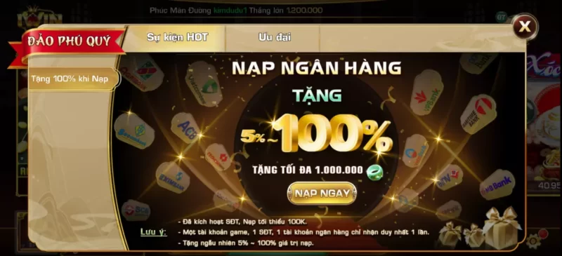 Trải nghiệm bùng cháy với khuyến mãi hoa hồng tại iwin