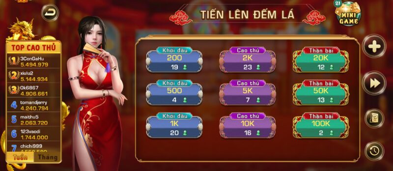 Hướng dẫn người chơi đặt cược Tiến lên đếm lá nhanh nhất tại iwin club