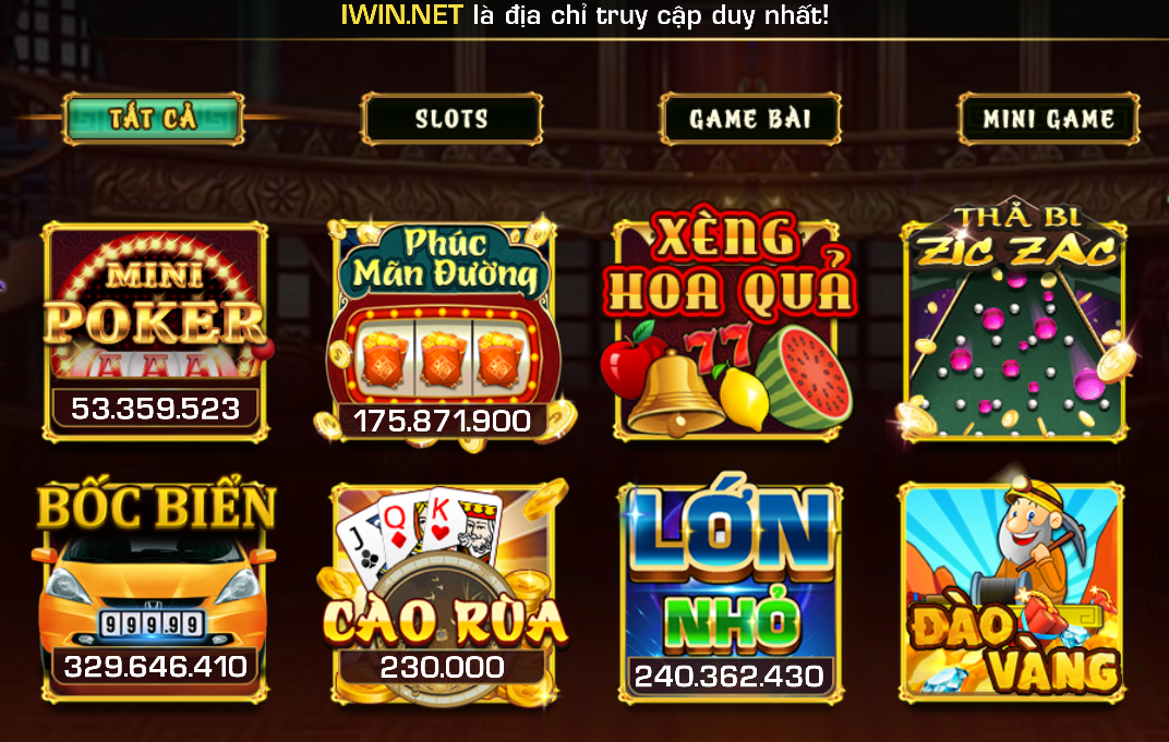 Giới thiệu về mini game Xèng hoa quả khi tải iwin