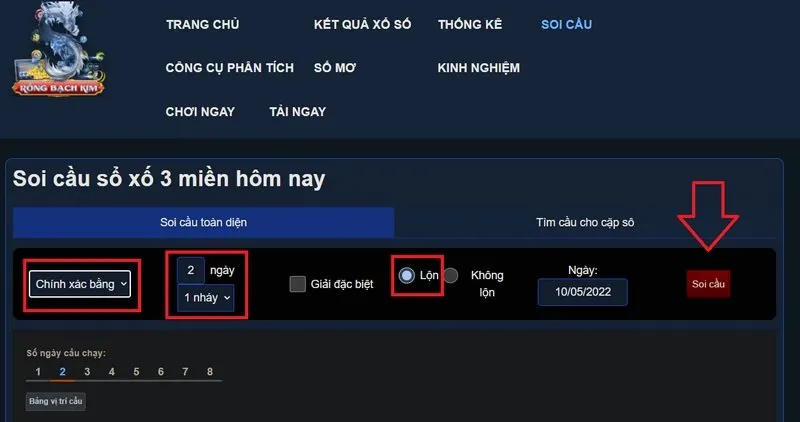 Điền vào bảng hệ thống để soi cầu Điền vào bảng hệ thống để soi cầu