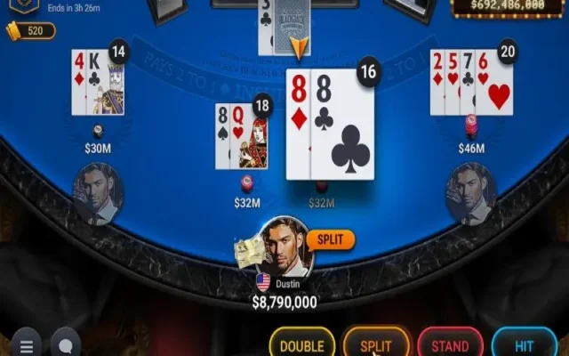 Cách thức chơi game Blackjack iWin khá đơn giản.