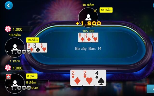 Khi chơi game bài Ba Cây iWin người chơi nên đặt cược nhiều cửa hơn