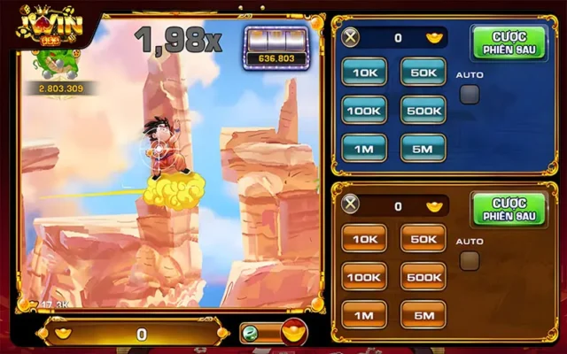 Luật chơi game Songoku Đu Đỉnh không quá khó.